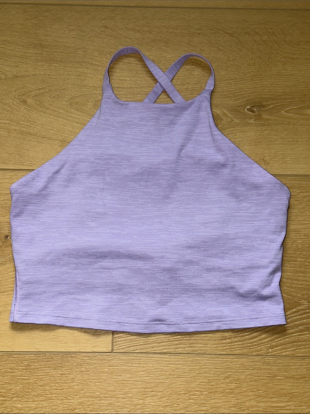Outdoor Voices Criss Cross Light Purple Tank